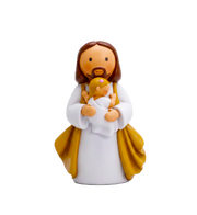 In Jesus' Arms Baby —  Boy Miniature Saint Statue