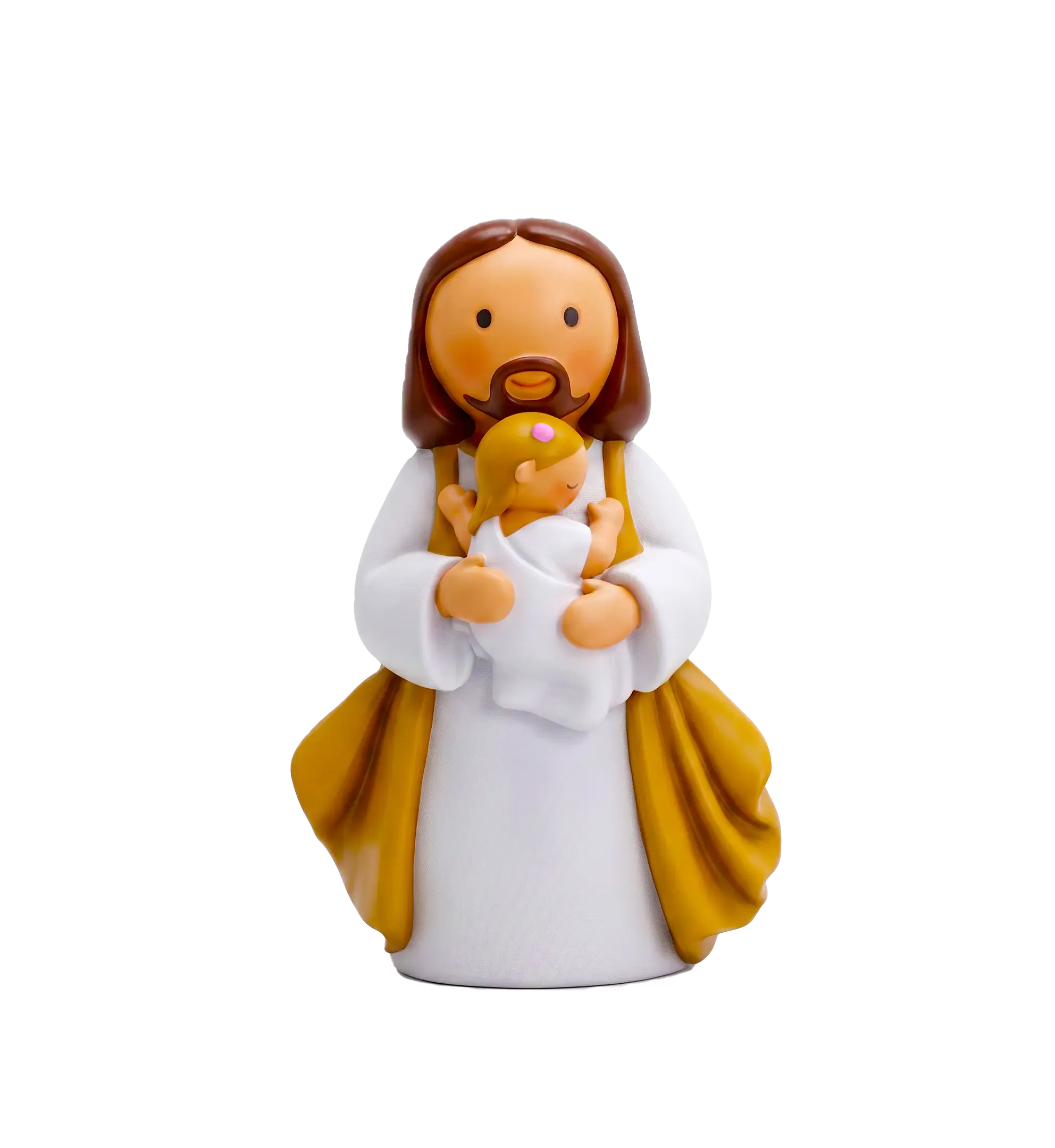 In Jesus' Arms Baby —  Boy Miniature Saint Statue