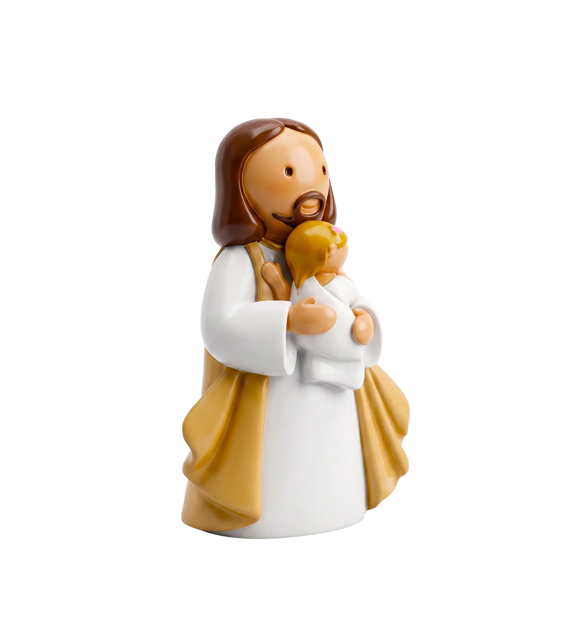 In Jesus' Arms Baby —  Boy Miniature Saint Statue