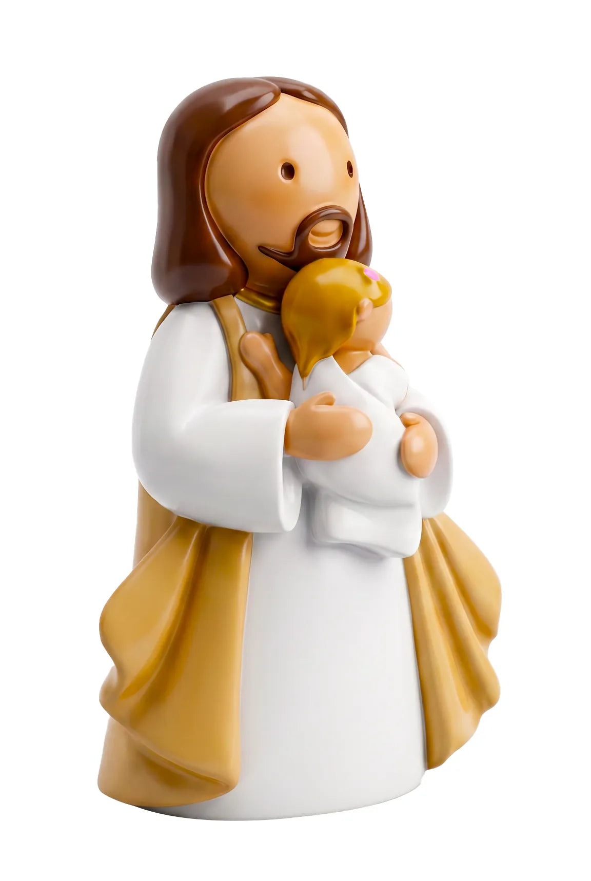In Jesus' Arms Baby —  Boy Miniature Saint Statue