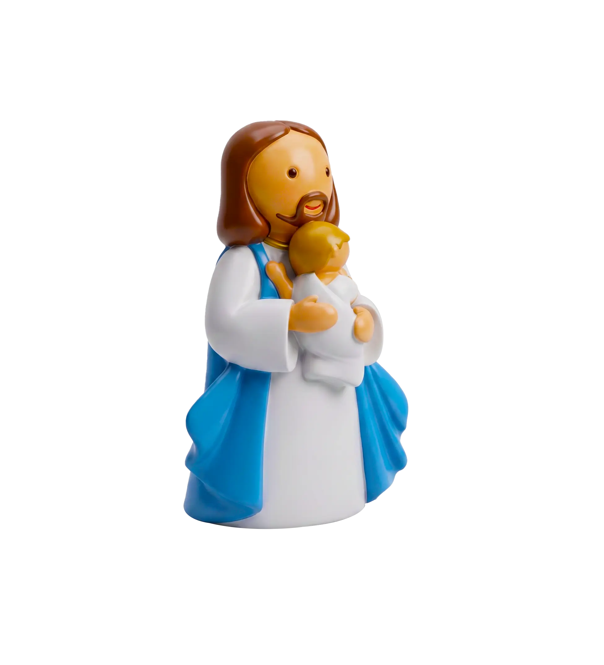 In Jesus' Arms Baby —  Girl Miniature Saint Statue