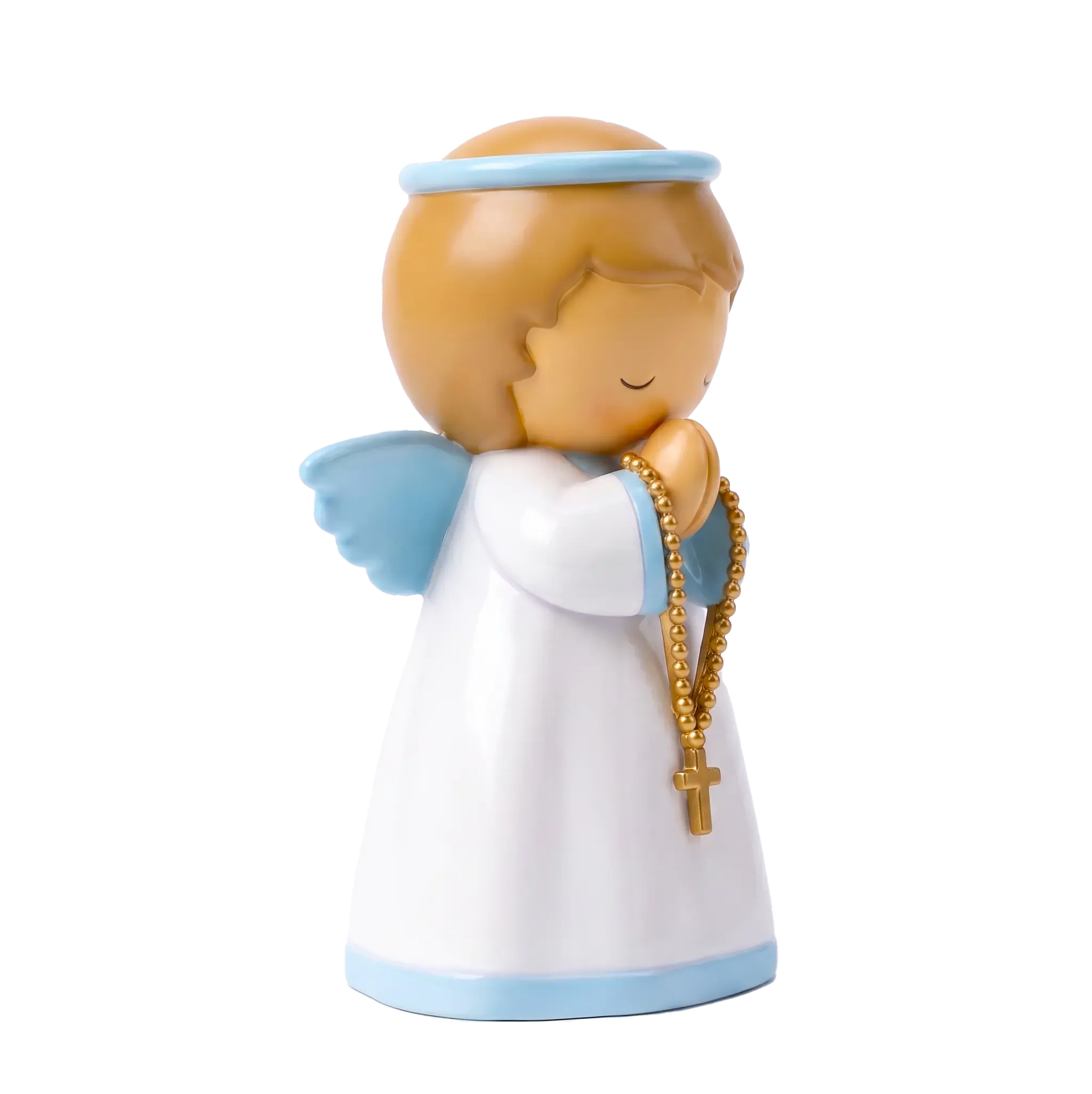My Guardian Angel Boy Miniature Saint Statue
