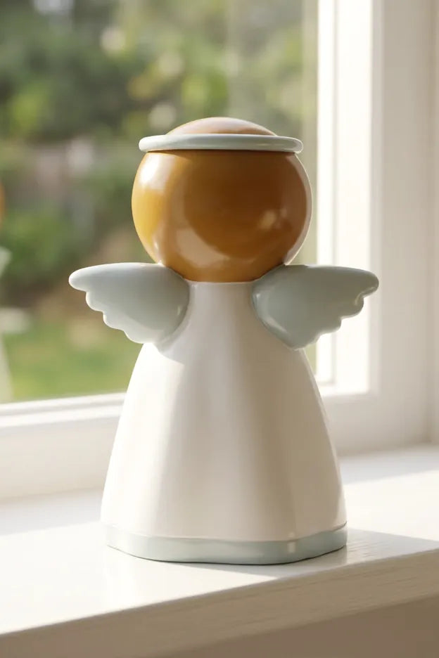 My Guardian Angel Boy Miniature Saint Statue