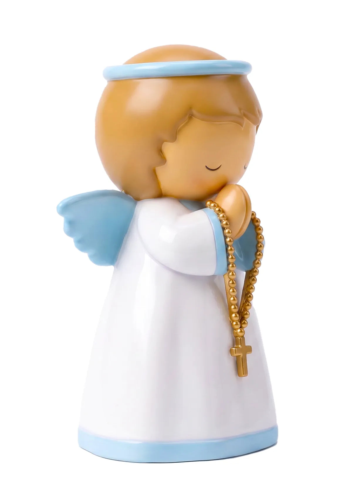 My Guardian Angel Boy Miniature Saint Statue