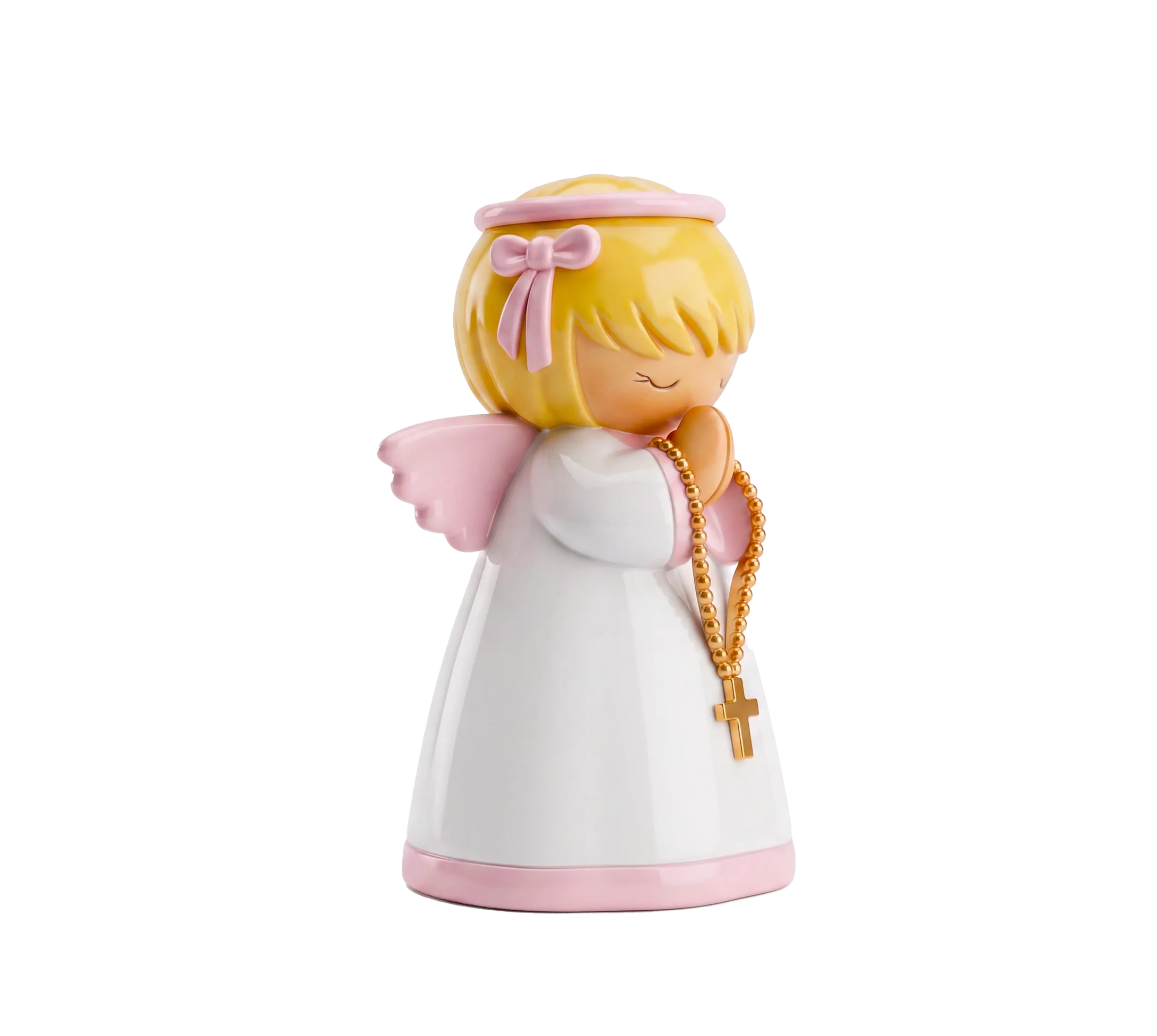 My Guardian Angel Girl Miniature Saint Statue