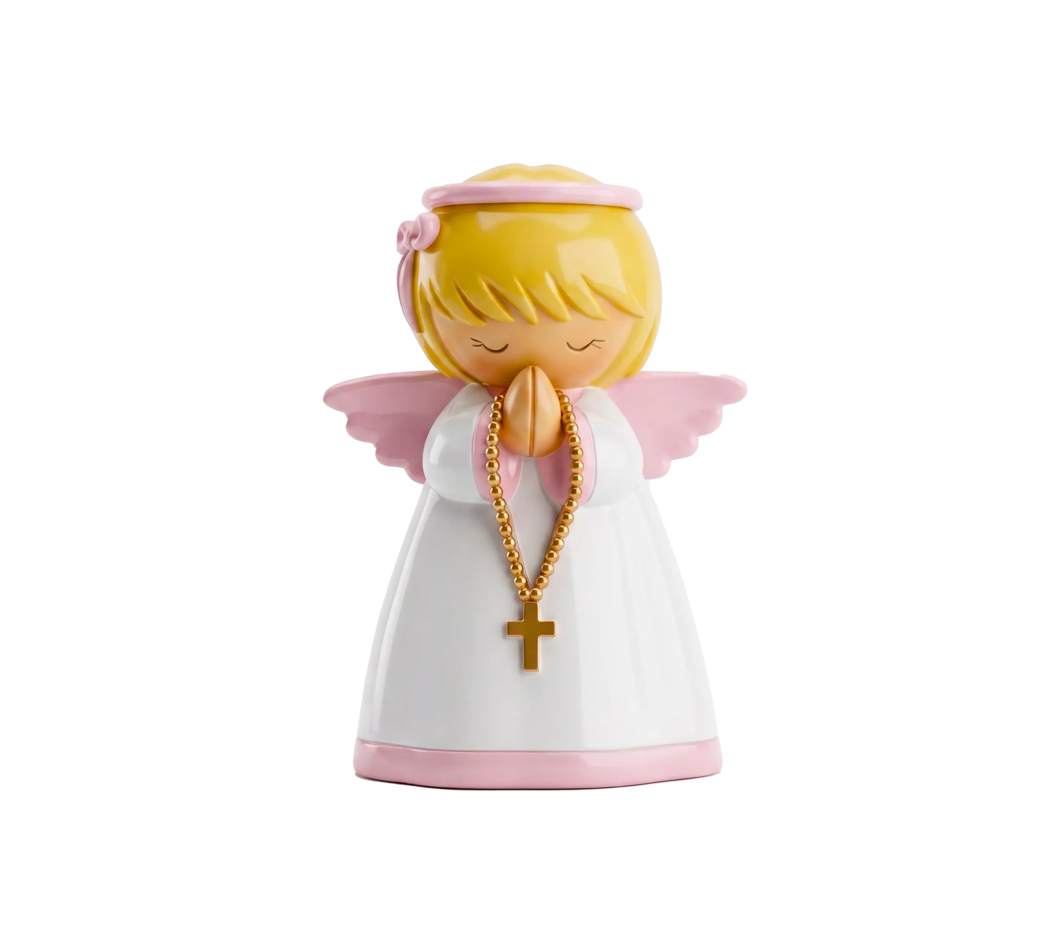 My Guardian Angel Girl Miniature Saint Statue