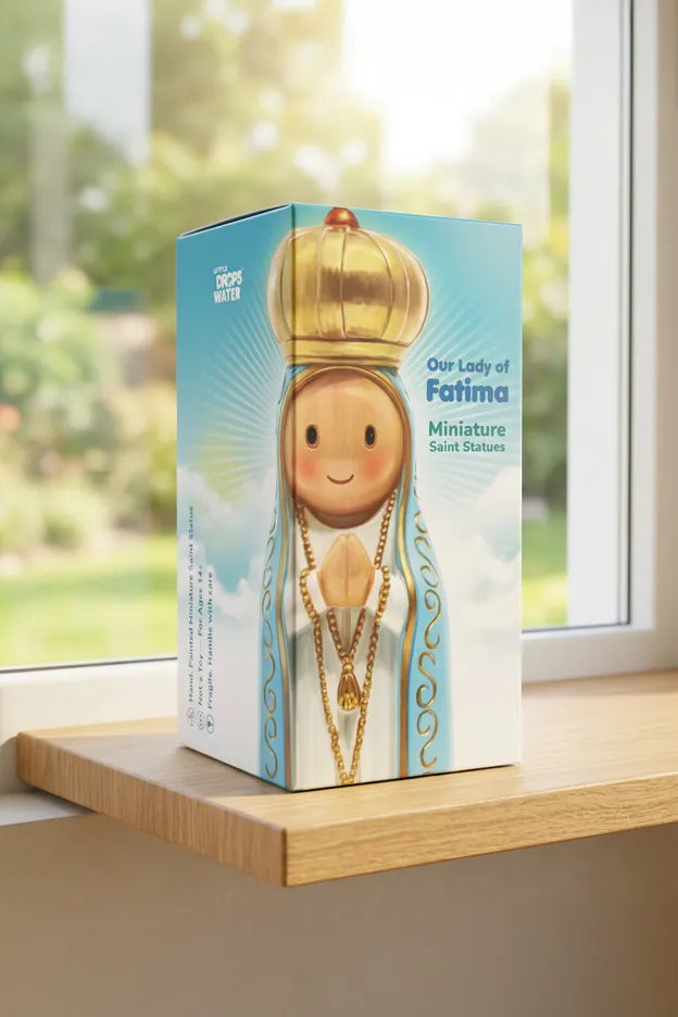 Our Lady Of Fatima Catholic Miniature Saint Statue