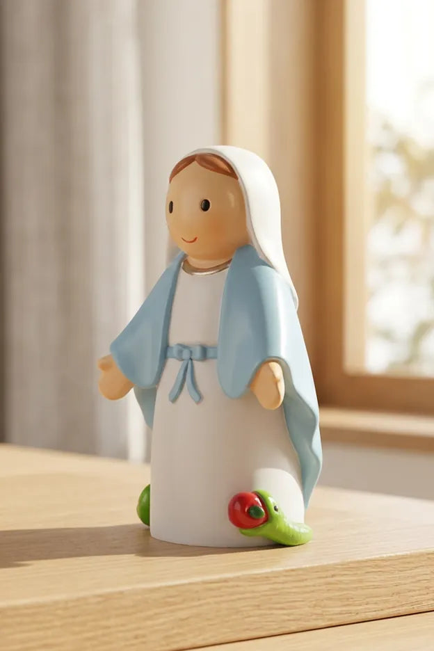 Our Lady Of Grace Miniature Saint Statue