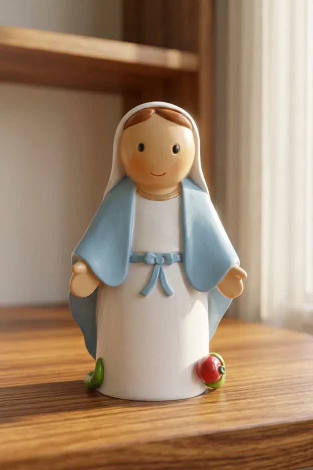 Our Lady Of Grace Miniature Saint Statue