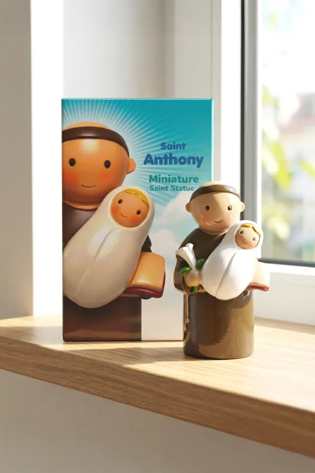 Saint Anthony Of Padua Miniature Saint Statue