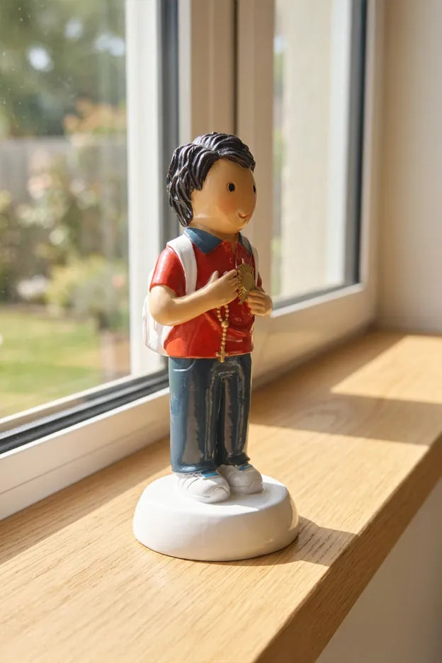 Saint Carlo Acutis Miniature Saint Statue
