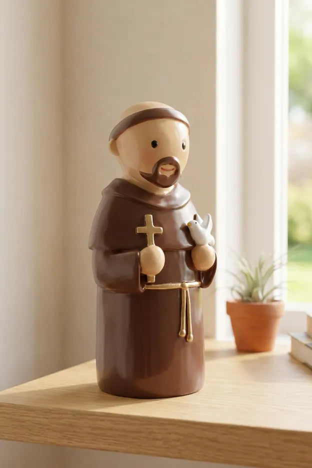Saint Francis Of Assisi Miniature Saint Statue