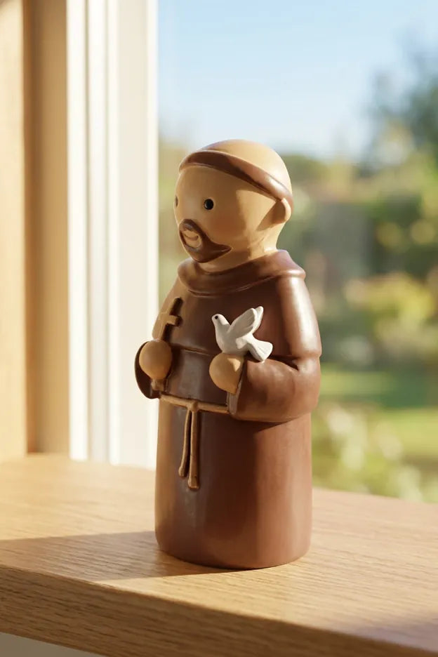 Saint Francis Of Assisi Miniature Saint Statue