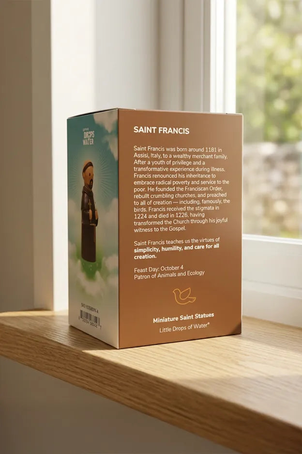 Saint Francis Of Assisi Miniature Saint Statue