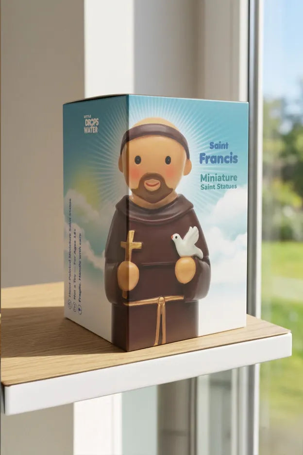 Saint Francis Of Assisi Miniature Saint Statue