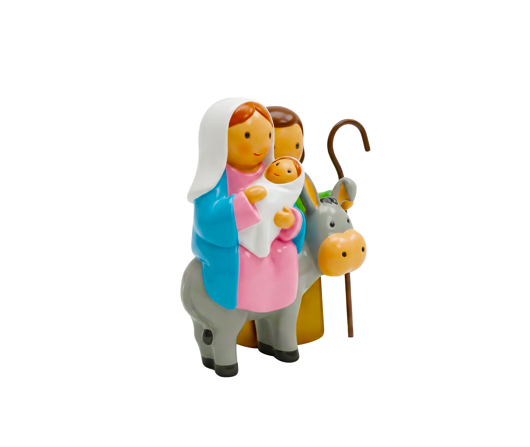 The Flight To Egypt Miniature Saint Statue