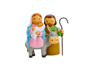 The Flight To Egypt Miniature Saint Statue