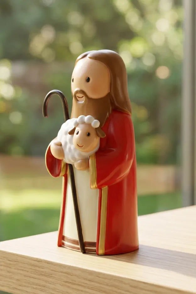 The Good Shepherd Miniature Saint Statue
