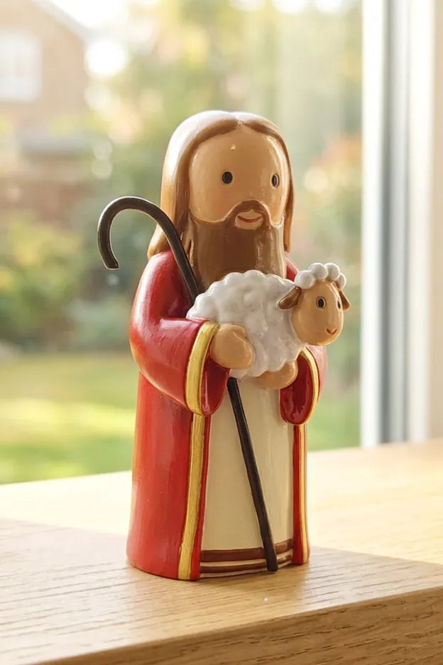 The Good Shepherd Miniature Saint Statue