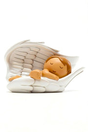Under His Wings Miniature Saint Statue