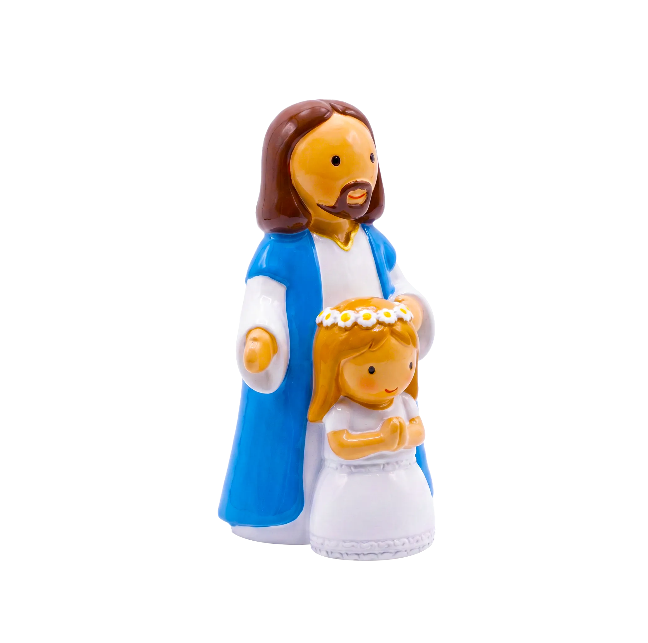 Walking With Jesus —  Girl Miniature Statue
