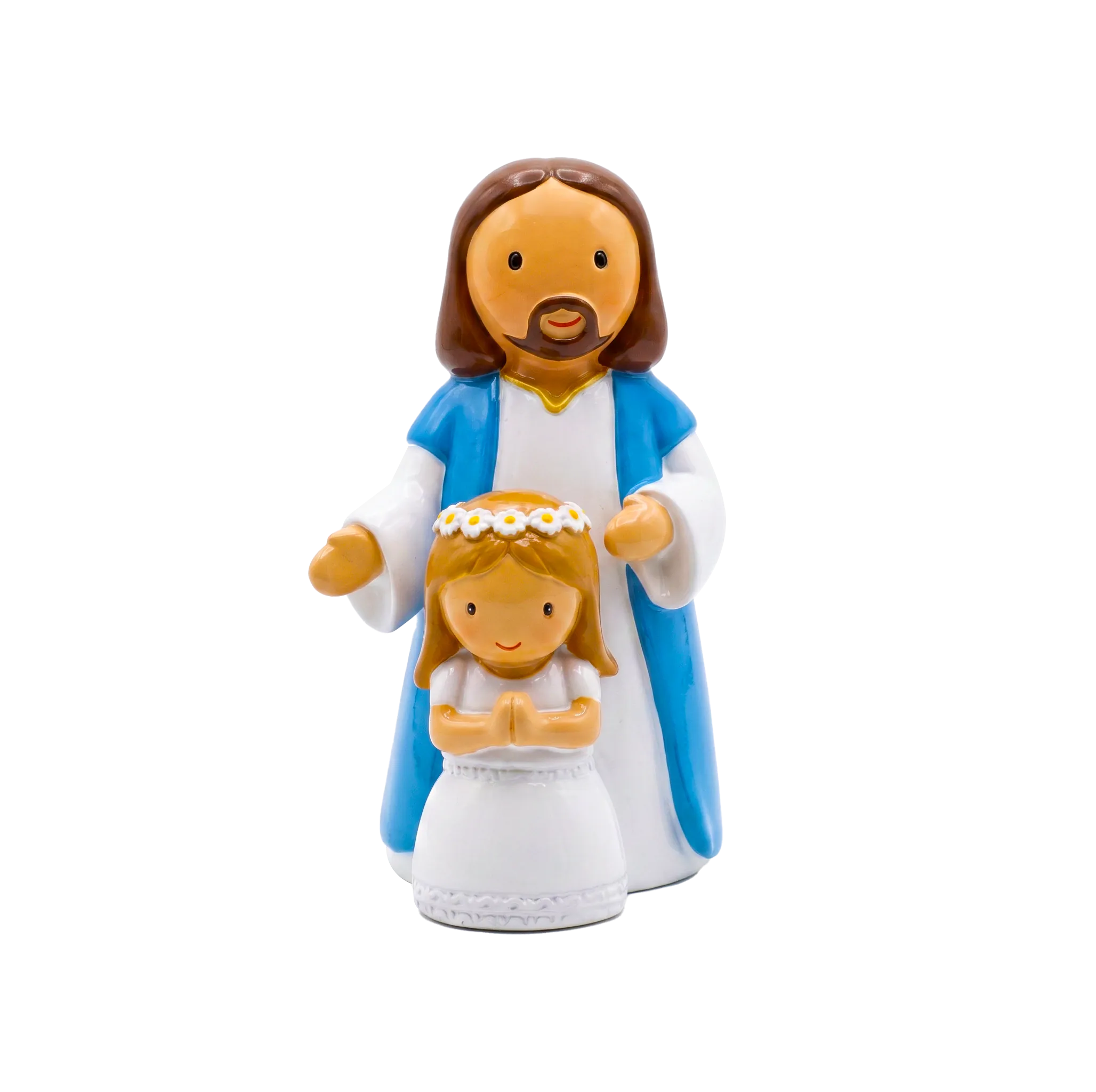 Walking With Jesus —  Girl Miniature Statue