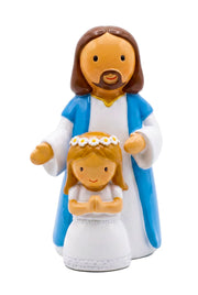 Walking With Jesus —  Girl Miniature Statue