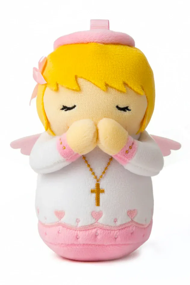 Guardian Angel Girl Catholic Mini 4.75" Plush Doll — Divine Protection
