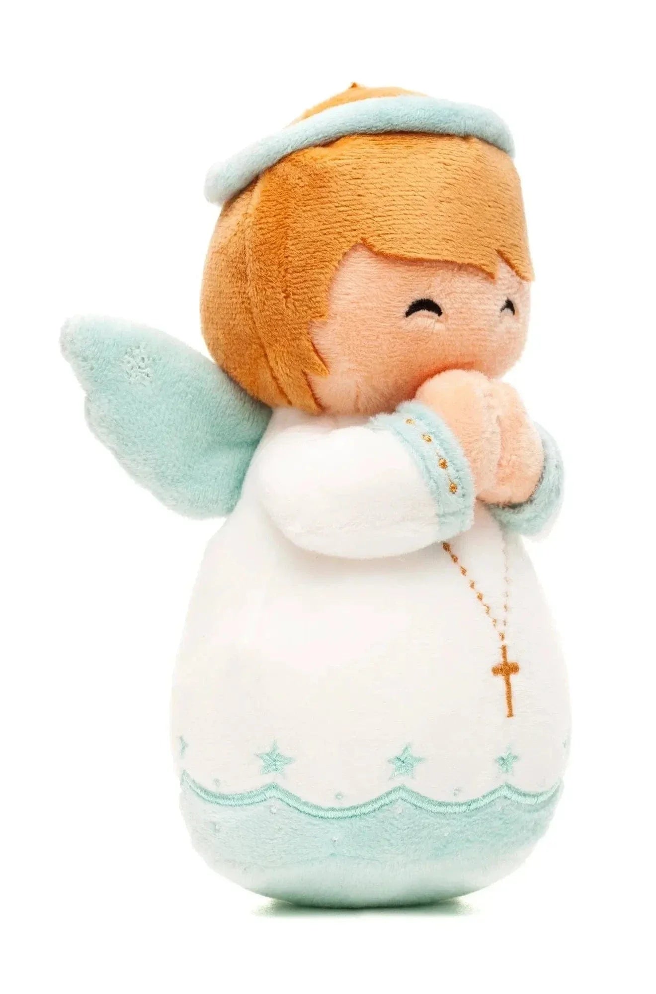 Guardian Angel Boy Catholic 8" Plush Doll — Divine Protection