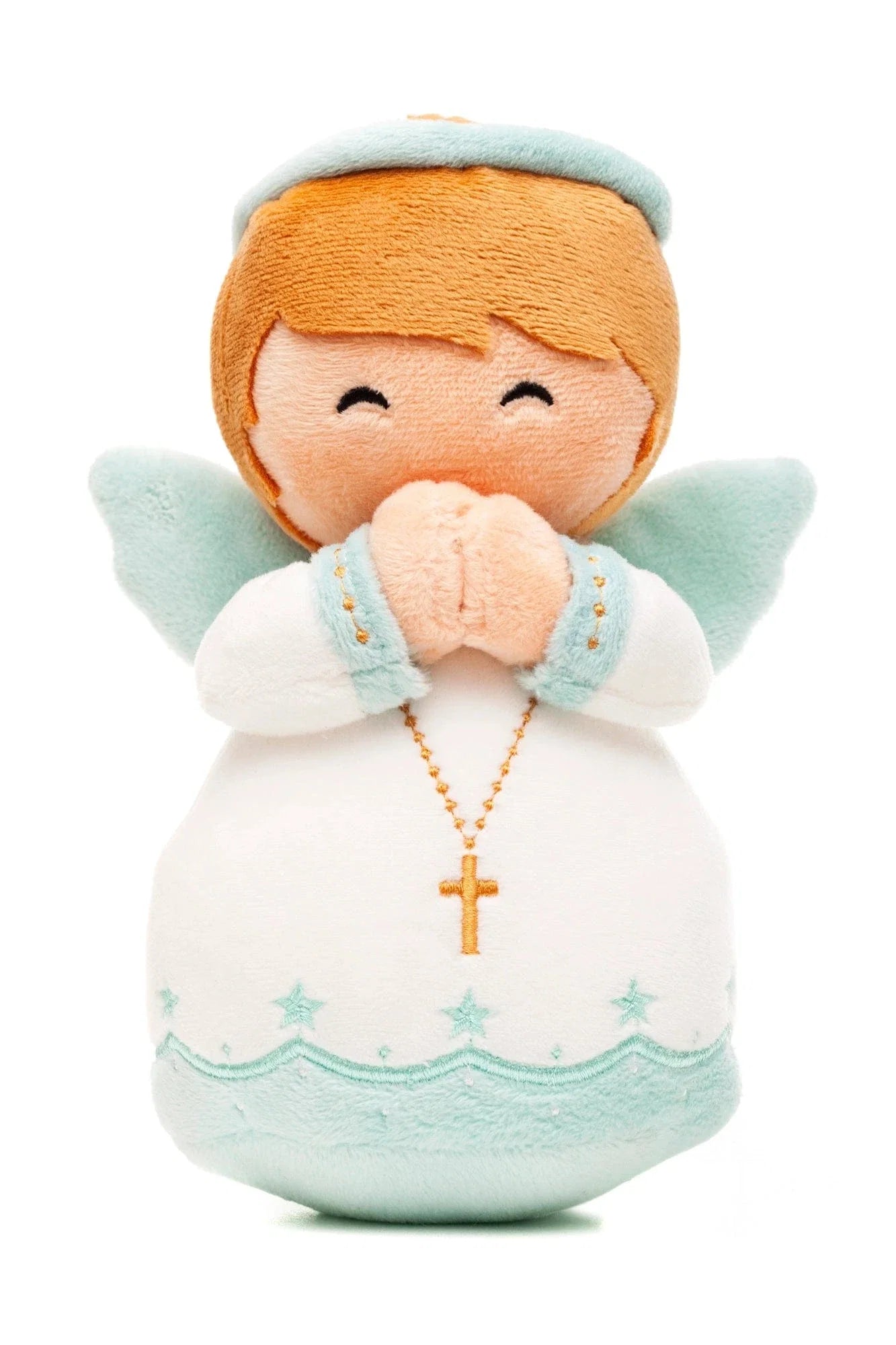 Guardian Angel Boy Catholic 8" Plush Doll — Divine Protection