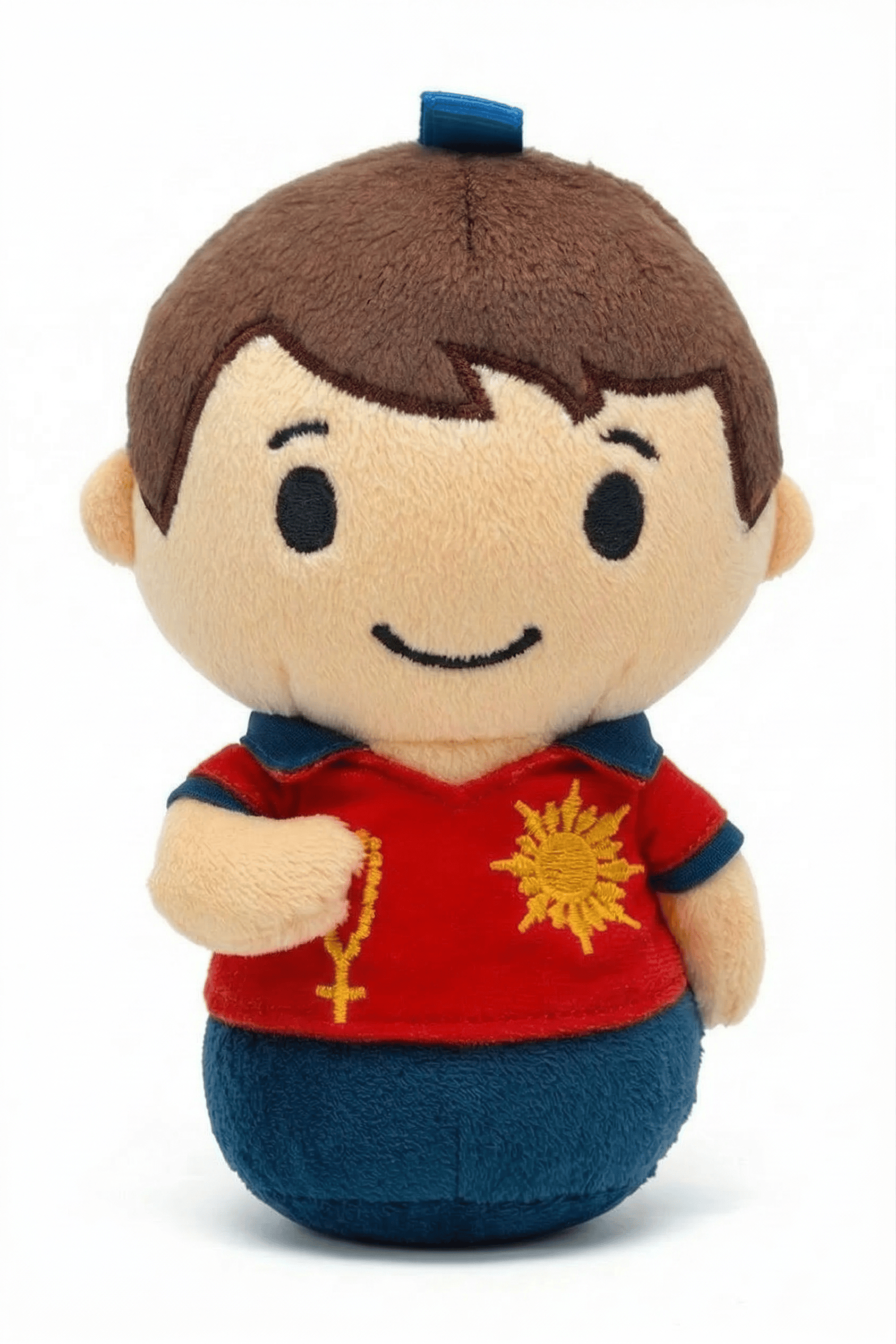 Saint Carlo Acutis Catholic Mini 4.75" Plush Doll — Patron Of The Internet