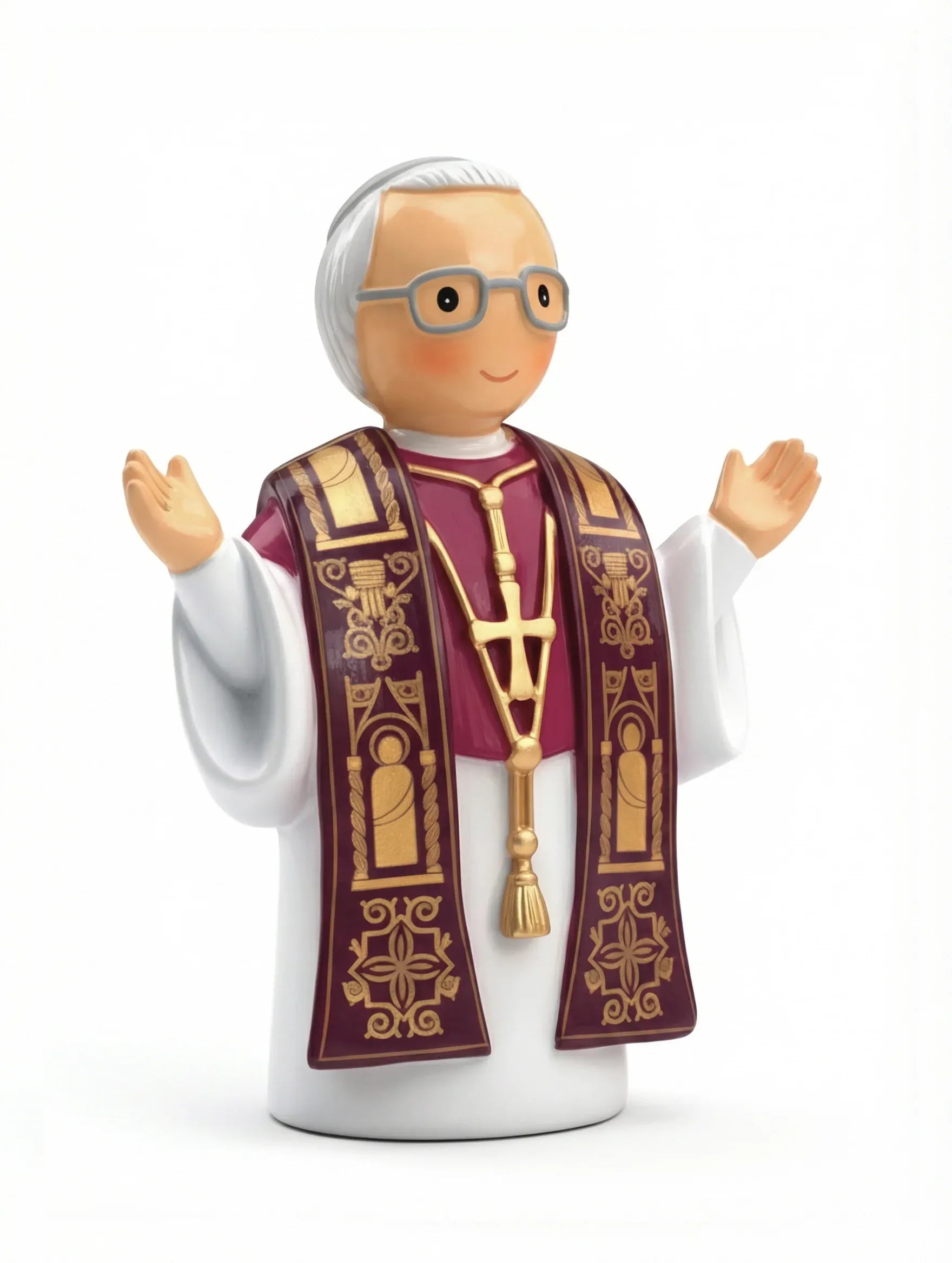 Pope Leo Xiv Miniature Saint Statue