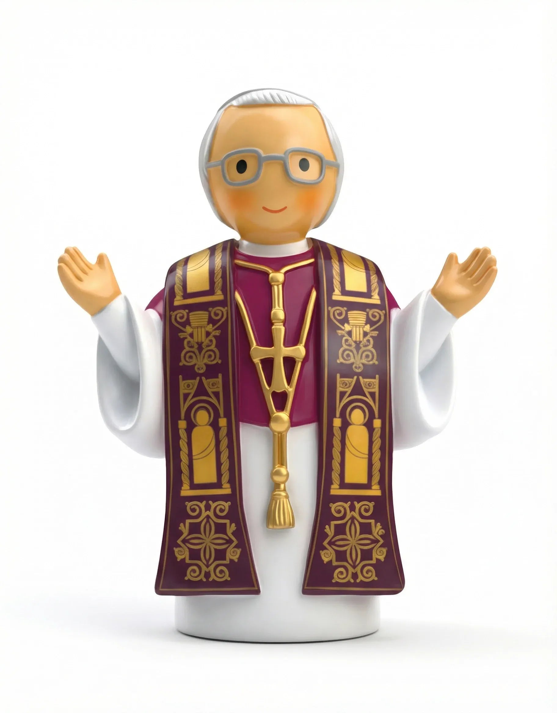Pope Leo Xiv Miniature Saint Statue