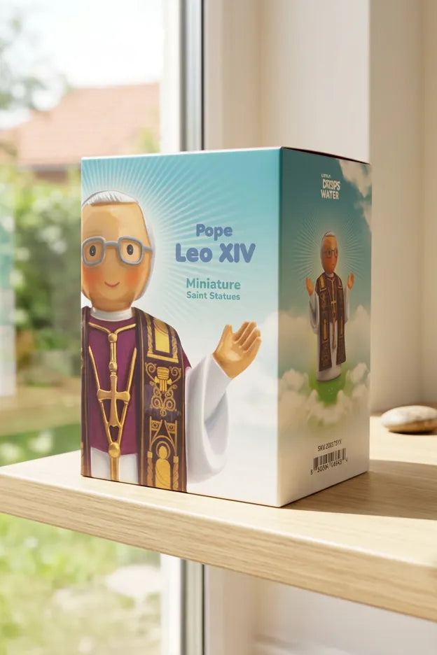 Pope Leo Xiv Miniature Saint Statue