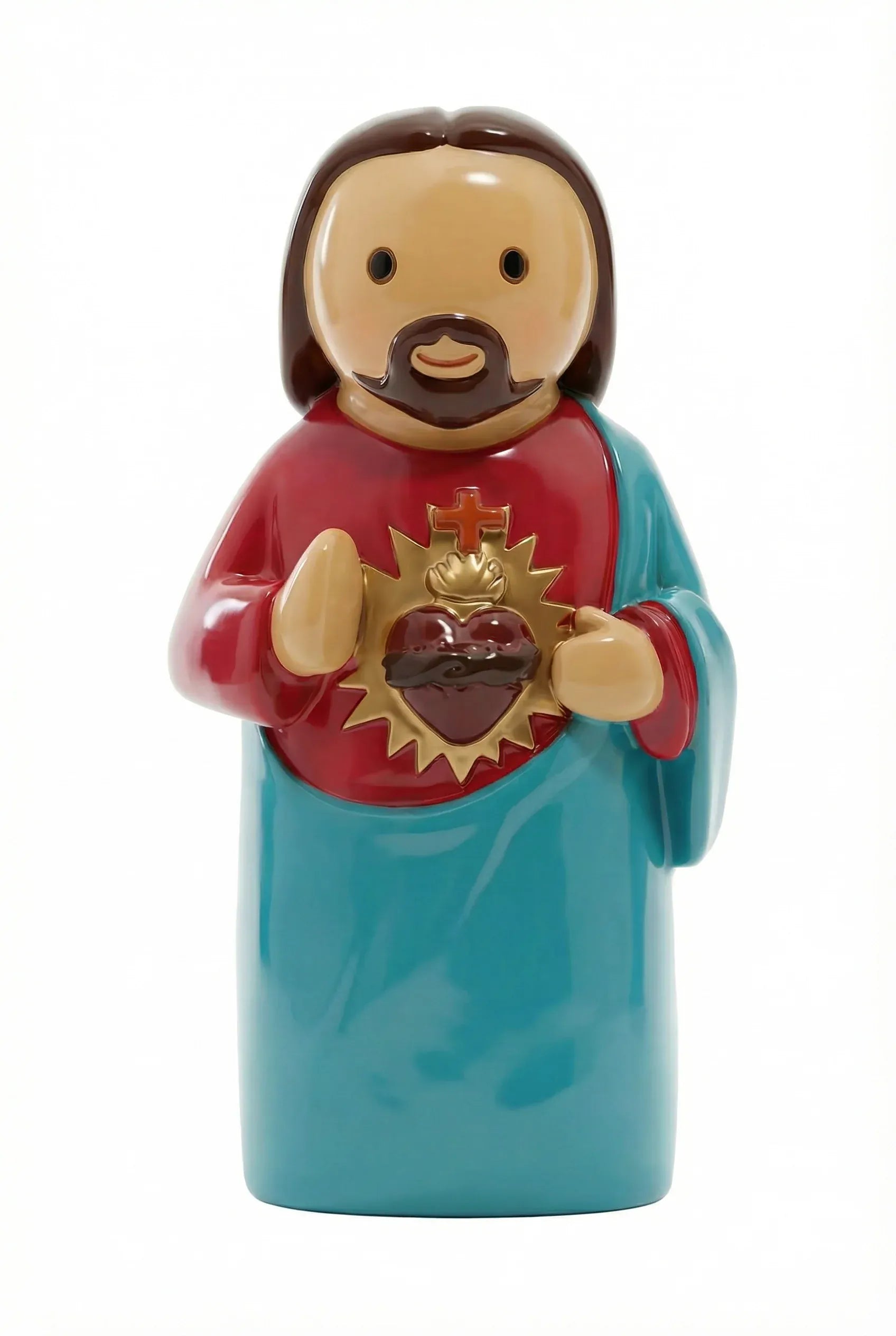 Sacred Heart Of Jesus Miniature Saint Statue