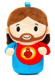 Sacred Heart Of Jesus Catholic Mini 4.75" Saint Plush Doll - Jesus Plush - Little Drops Of Water