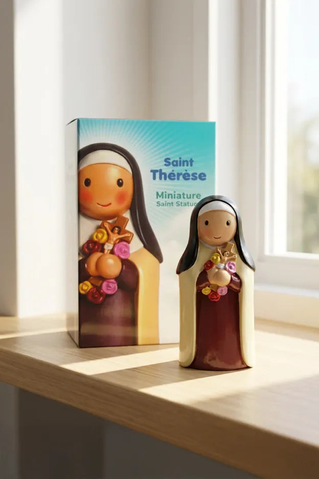 Saint Therese Of Lisieux Miniature Statue