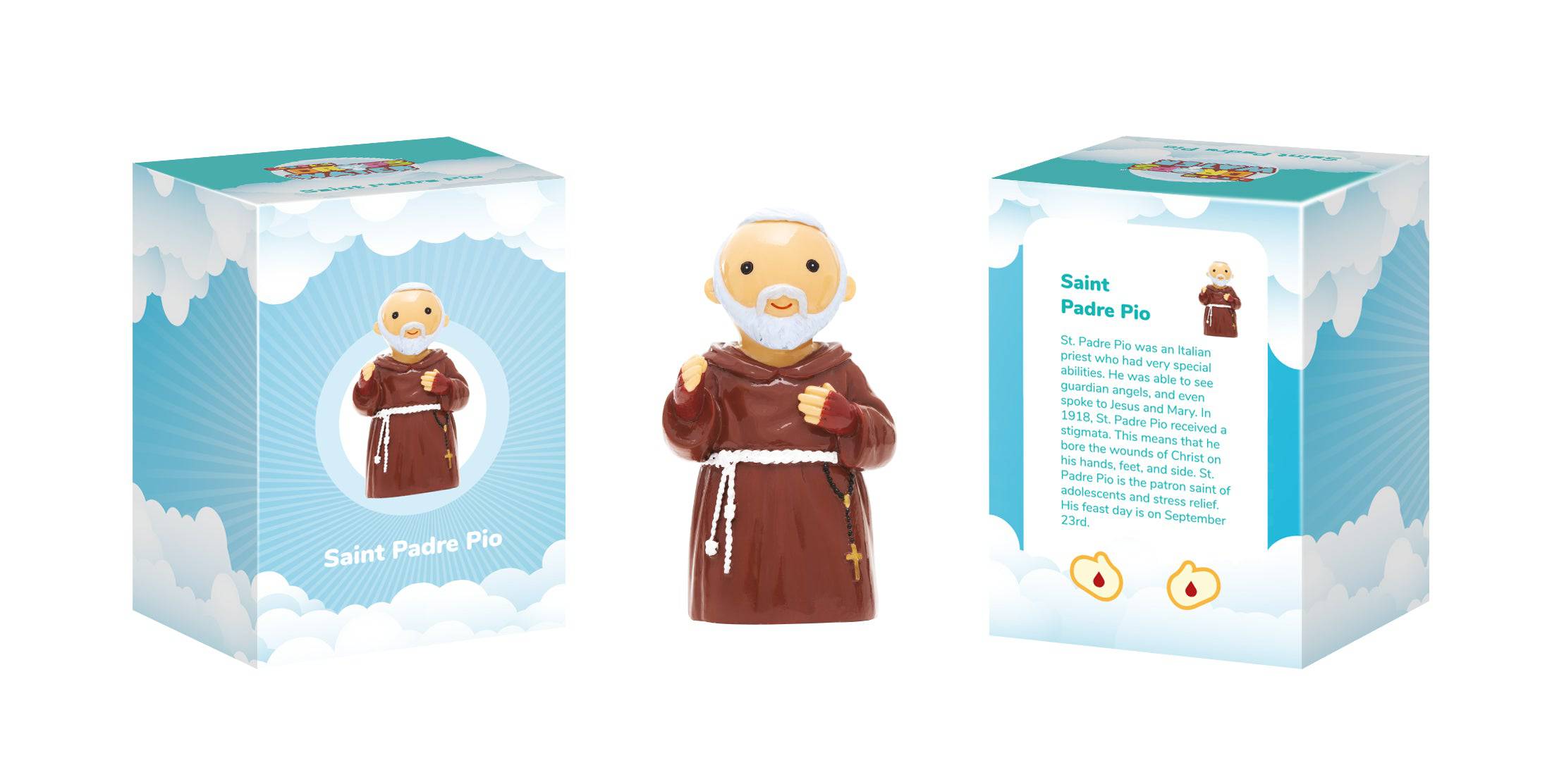Saint Padre Pio Collectors Edition | Healing Patron | Little Drops Of Water | Edition Closed