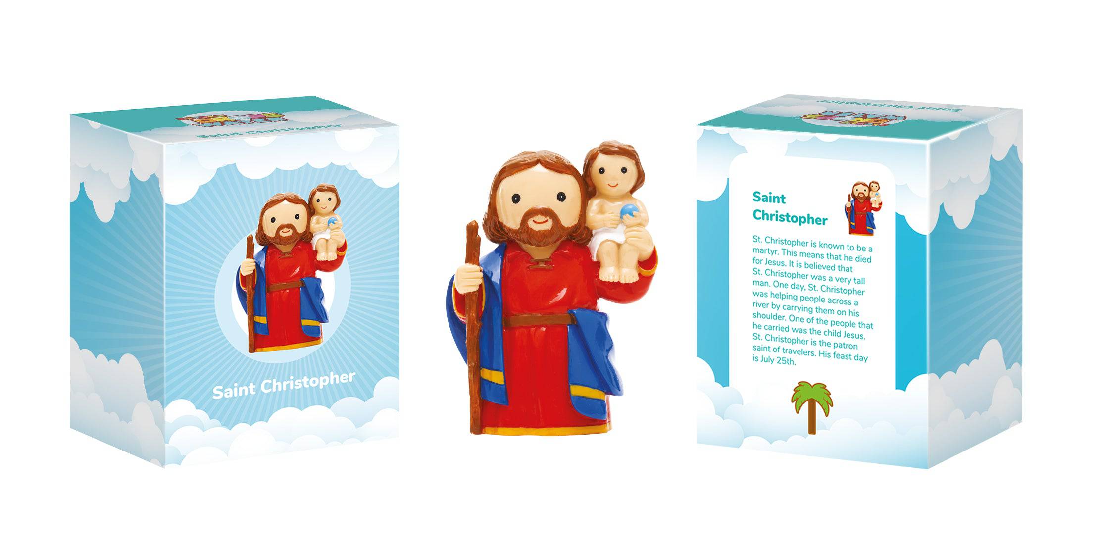 Saint Christopher Collectors Edition | Travelers Patron | Little Drops Of Water