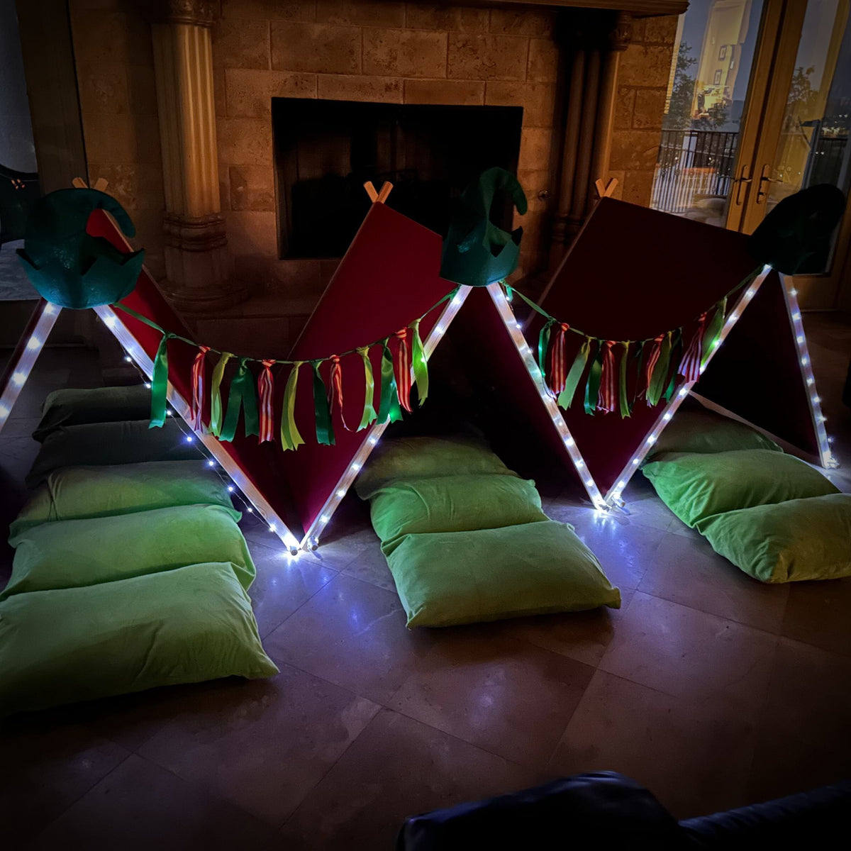 Little Elf Christmas Sleepover Set, Christmas Party Decorations