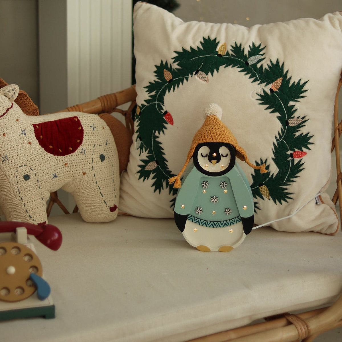 Little Lights Mini Holiday Penguin Lamp ~ Limited Edition