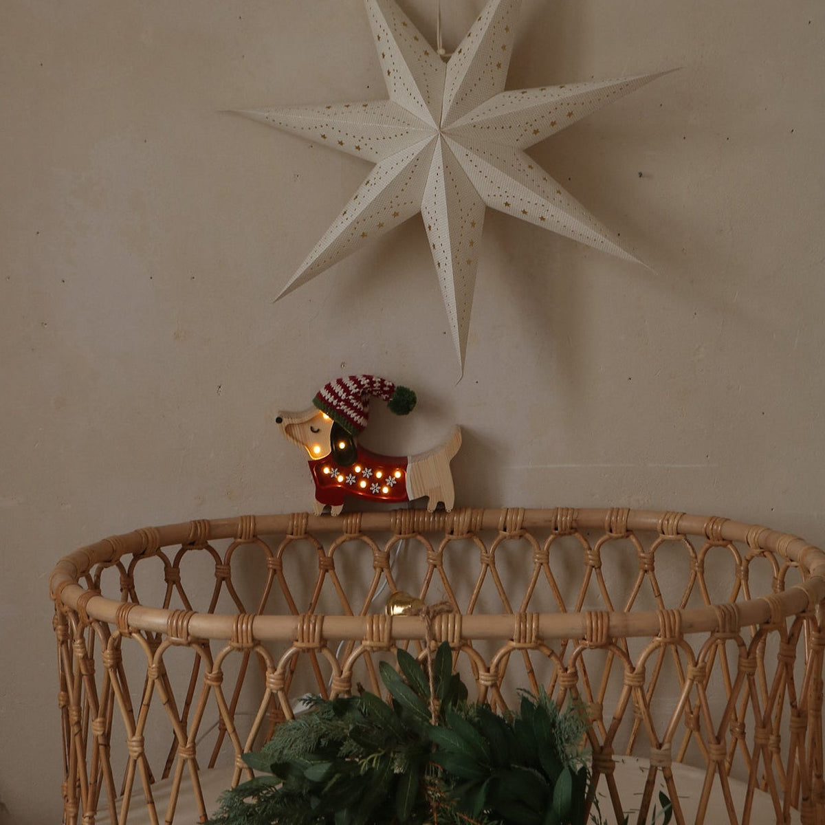 Little Lights Mini Holiday Puppy Lamp ~ Limited Edition
