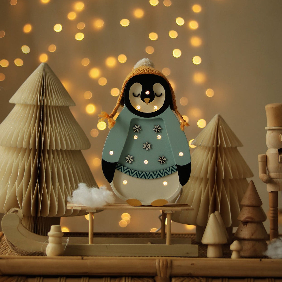 Little Lights Mini Holiday Penguin Lamp ~ Limited Edition