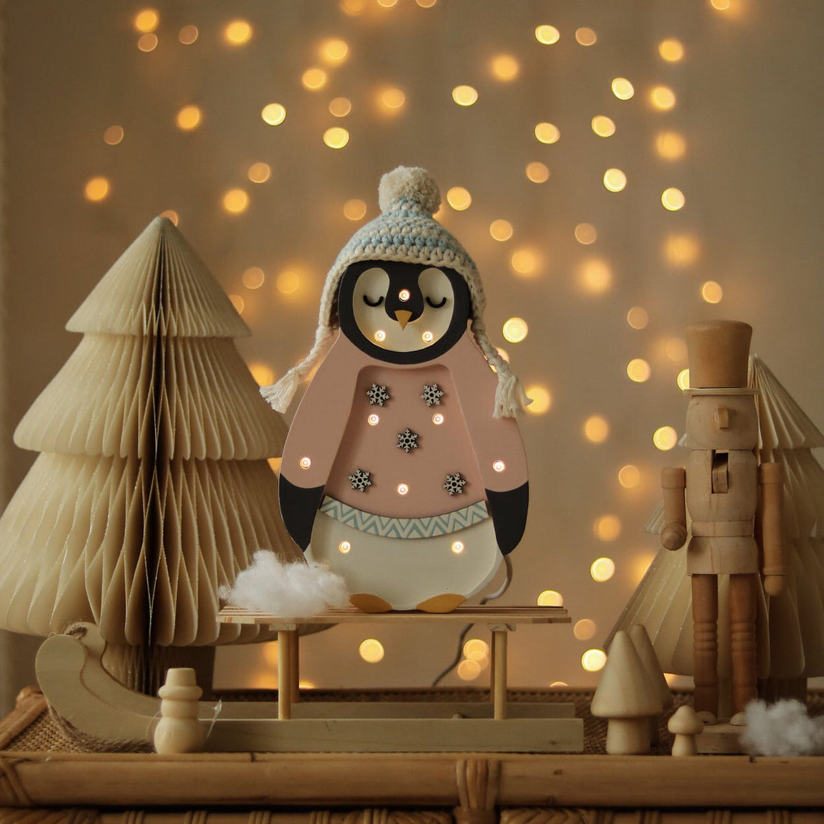 Little Lights Mini Holiday Penguin Lamp ~ Limited Edition