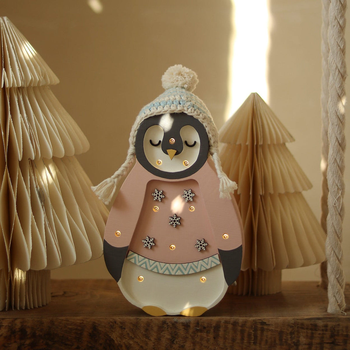 Little Lights Mini Holiday Penguin Lamp ~ Limited Edition