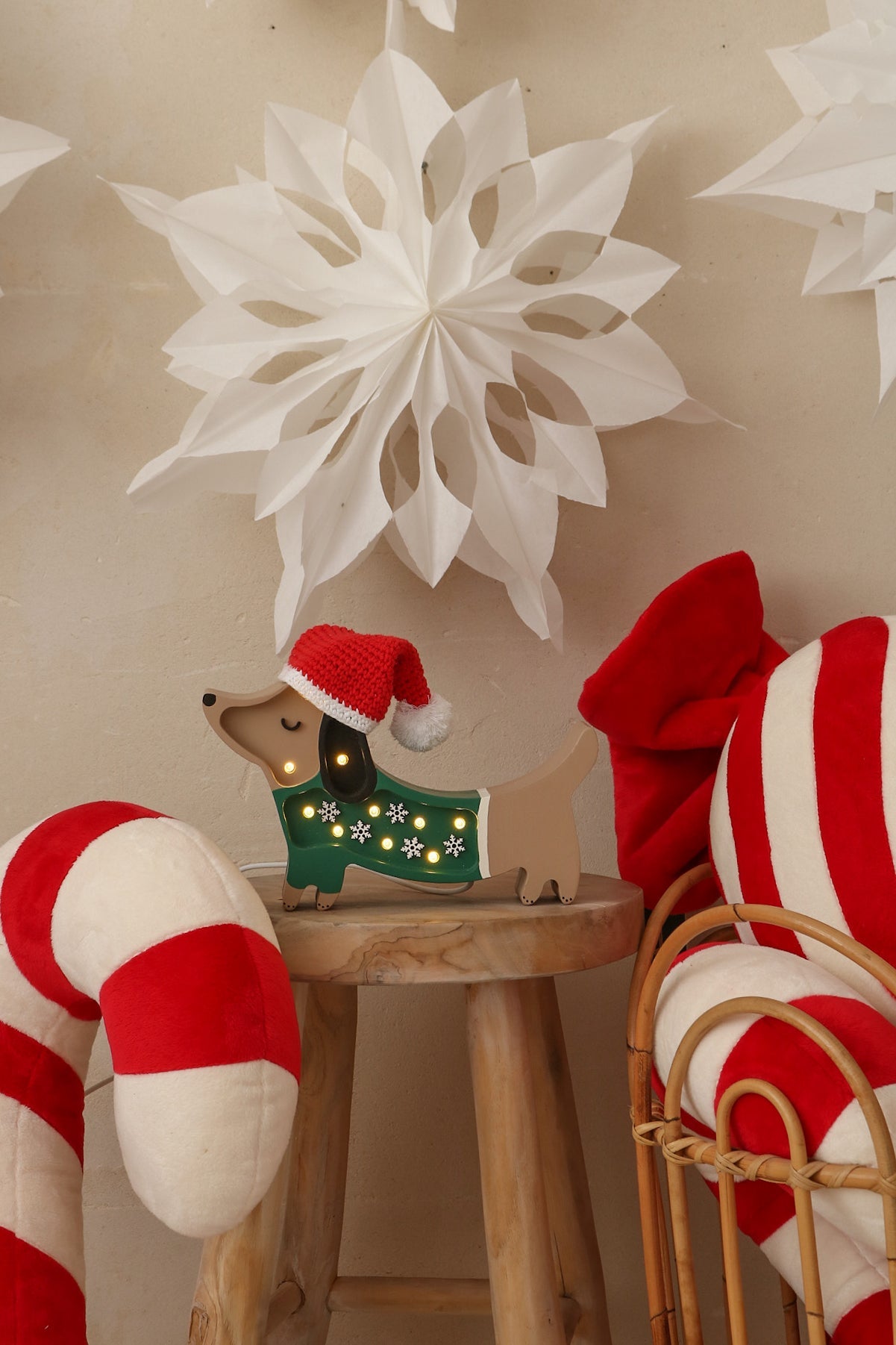 Little Lights Mini Holiday Puppy Lamp ~ Limited Edition