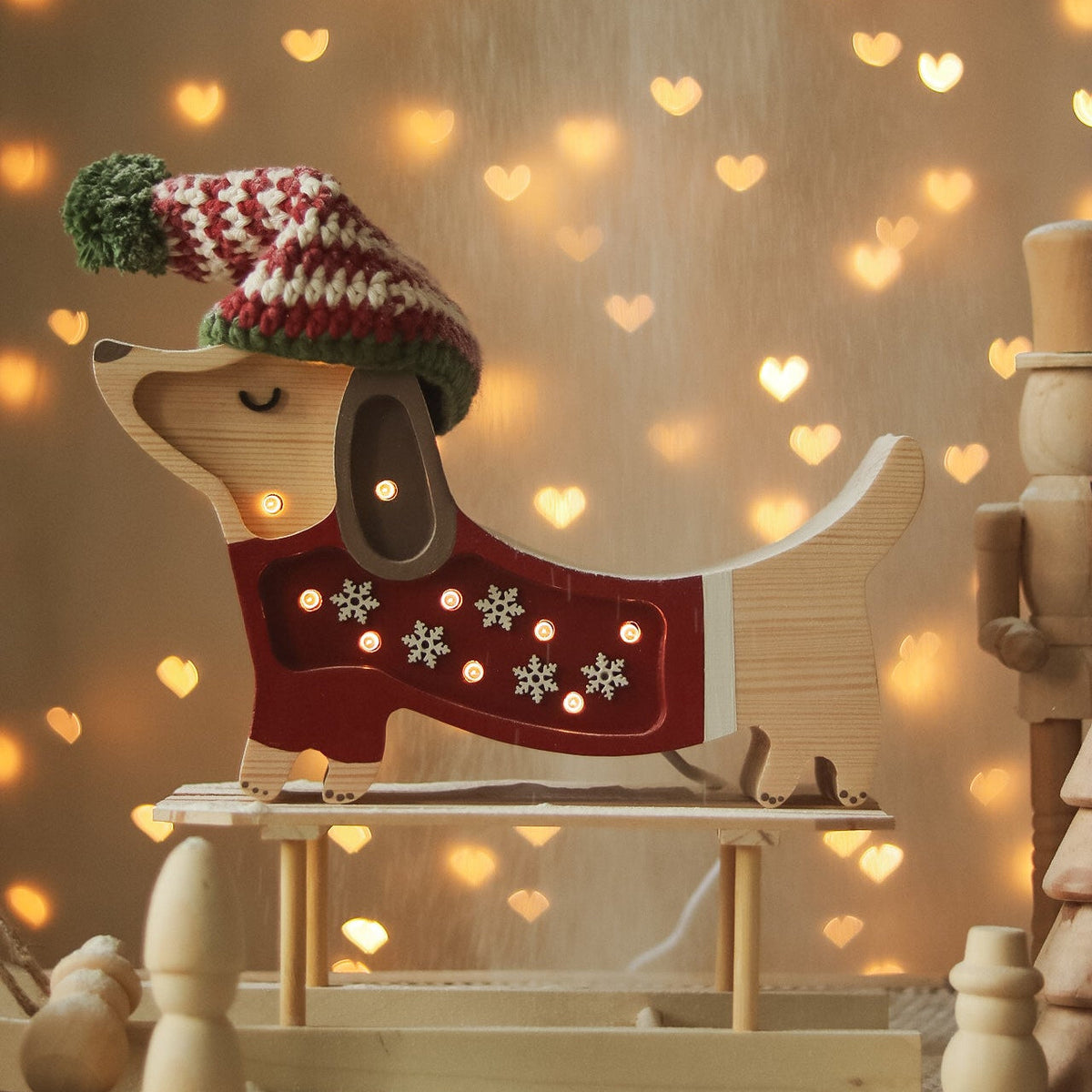 Little Lights Mini Holiday Puppy Lamp ~ Limited Edition