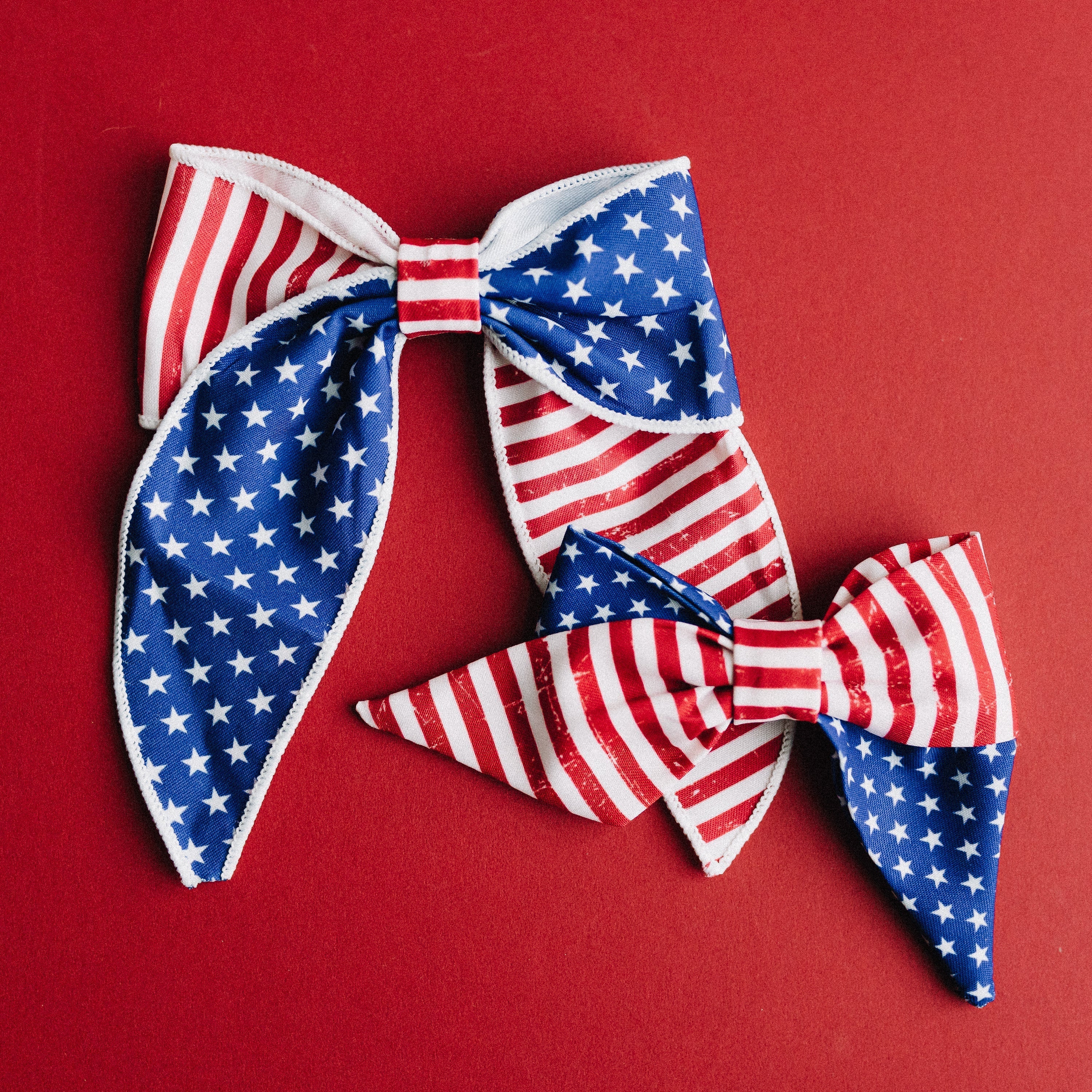 Patriotic Little Love Bug Bows