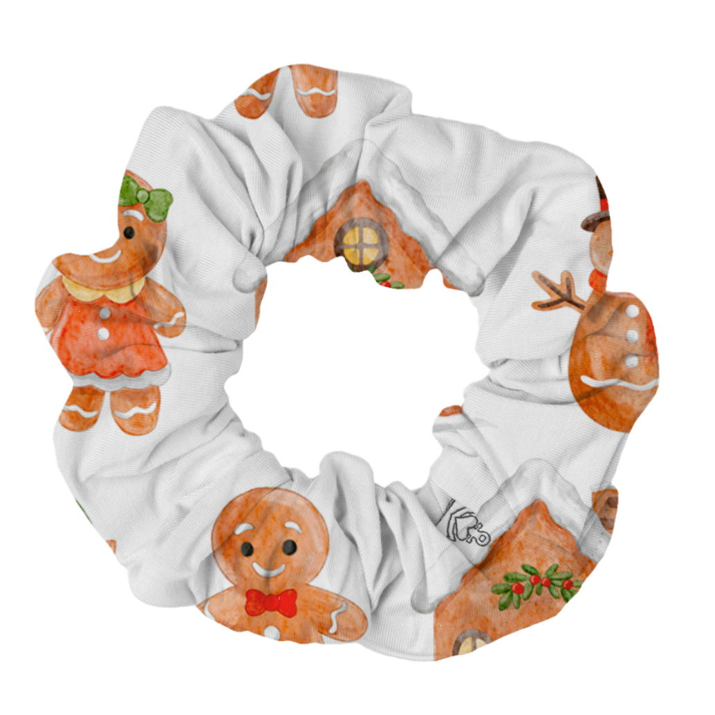 Christmas | Holiday Gingerbread | Bamboo Scrunchie