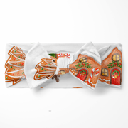 Christmas | Holiday Gingerbread | Bamboo Headband Bow